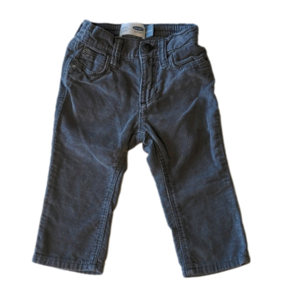 Old Navy Grey Corduroy Toddler Pants * 12-18M - Picture 1 of 5